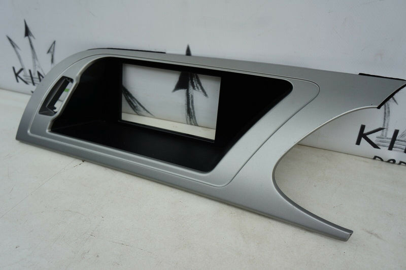AUDI A4 (B8/8K) 2008-2015 DASH DASHBOARD SCREEN DISPLAY SURROUND SILVER TRIM
