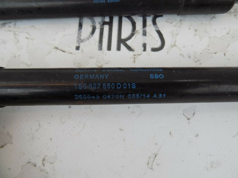 VW UP 2011-2016 TAILGATE / BOOT PAIR OF LIFTING STRUTS DAMPER 1S6827550D *N3