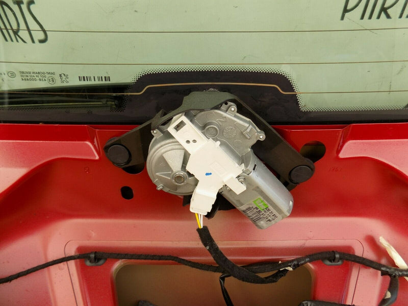 PEUGEOT 3008 2008-2016 TAILGATE BOOT LID PANEL + GLASS + WIPER MOTOR RED