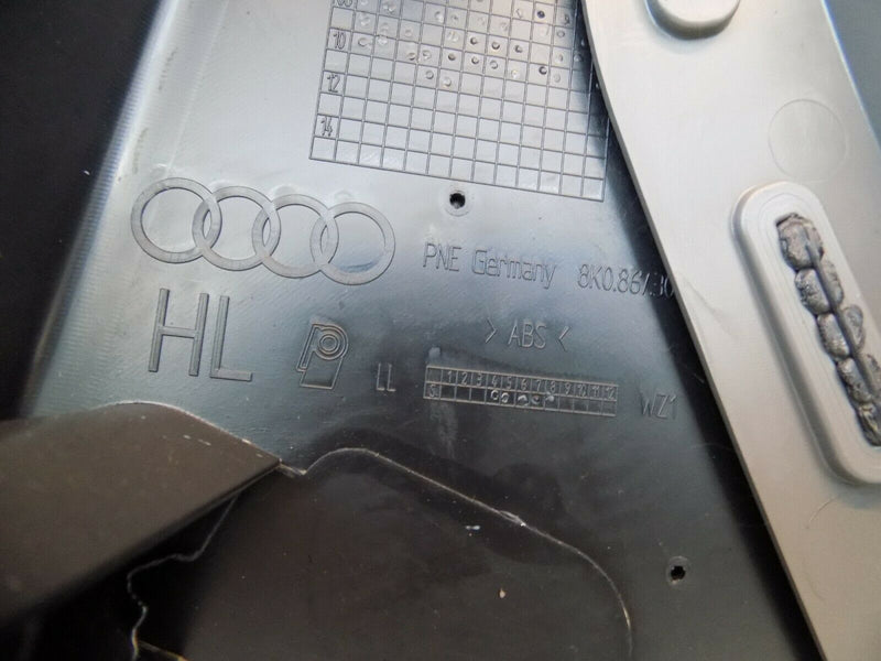 AUDI A4 B8 TFSI 2009-2015 REAR LEFT PASSENGER SIDE DOOR CARD PANEL 8K0867306