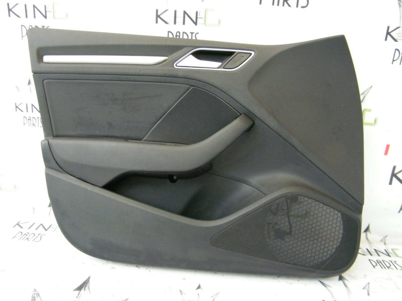 AUDI A3 8V 2012-2016 S-LINE 5DR FRONT LEFT DOOR CARD PANEL HANDLE WINDOW SWITCH