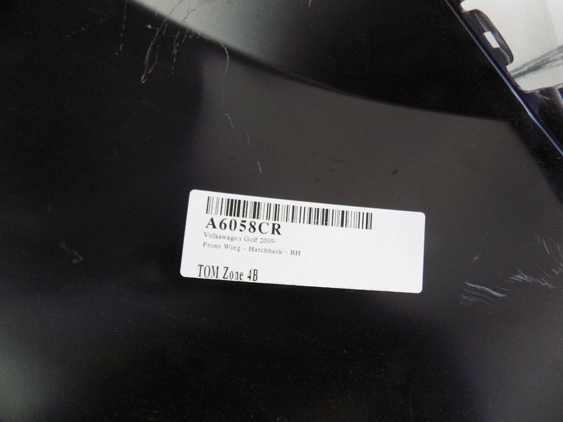 VW GOLF MK6 2009-2012 FRONT RIGHT WING FENDER PANEL 00852012