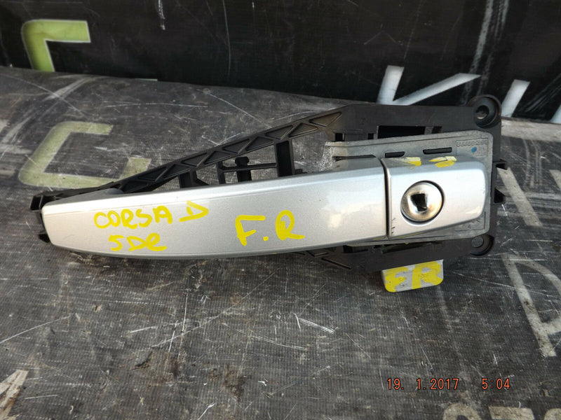 VAUXHALL CORSA D MK3 2006-2014 FRONT DOOR RIGHT SIDE DOOR HANDLE EXTERIOR O/S