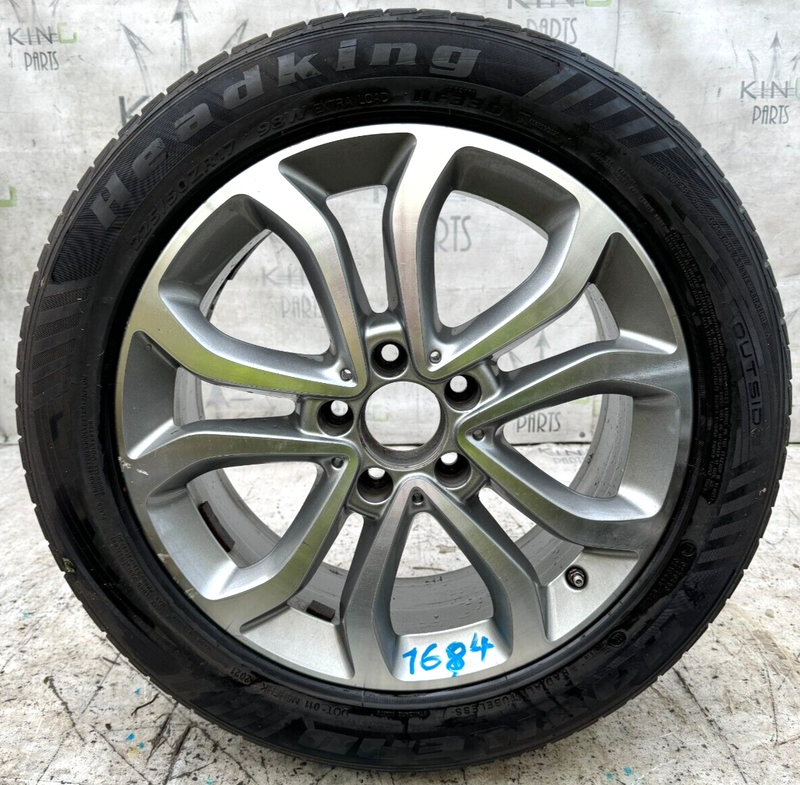 MERCEDES W205 GENUINE ALLOY WHEEL RIM 17' 7Jx17H2 ET48.5 TYRE 225x50 R17