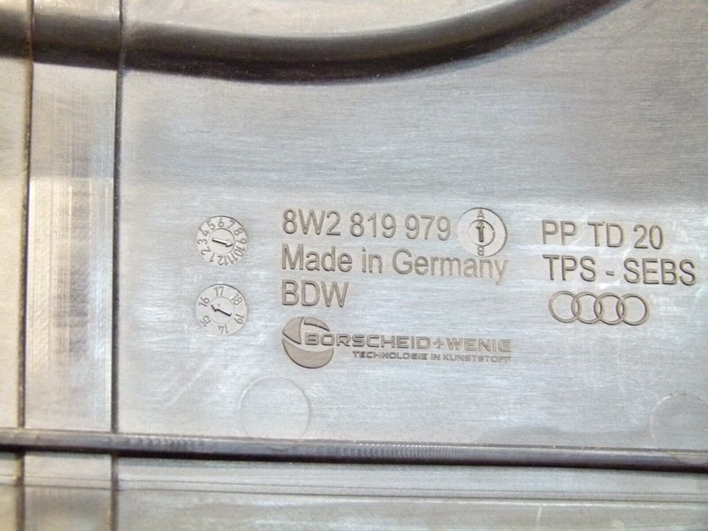 AUDI A4 S4 8W B9 2016-ON UNDERHOOD BONNET PLASTIC COVER PANEL 8W2819979