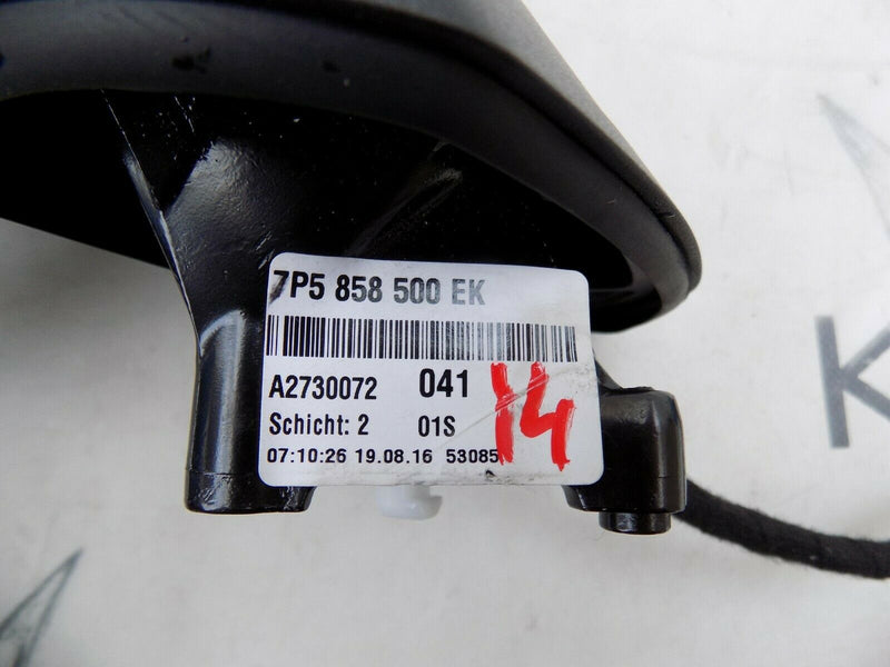 PORSCHE CAYENNE 2011-2017 RIGHT DOOR SIDE WING MIRROR BLACK + CAMERA