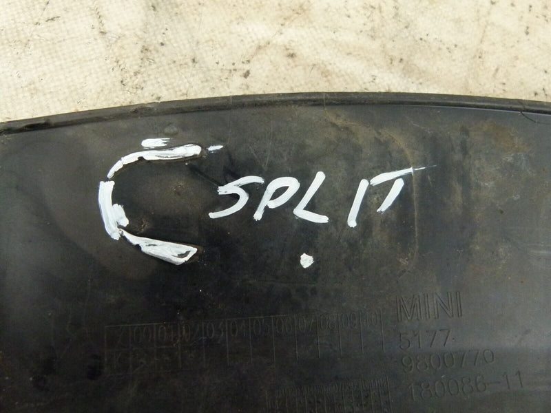 MINI COUNTRYMAN R60 LCI 2014-16 REAR RIGHT WHEEL ARCH TRIM 5177 9800770