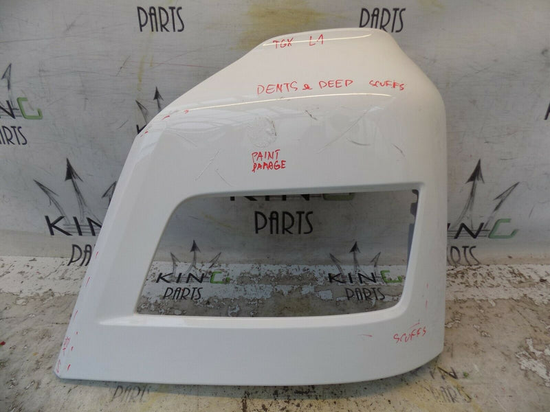 MAN TGX EURO 6 2020+ LEFT BUMPER CORNER HEADLIGHT SURROUND WHITE MAN-8141610