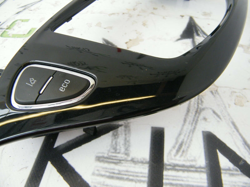 VAUXHALL CORSA E 2014-ON FRONT PIANO BLACK RADIO SURROUND TRIM SWITCH 13471358