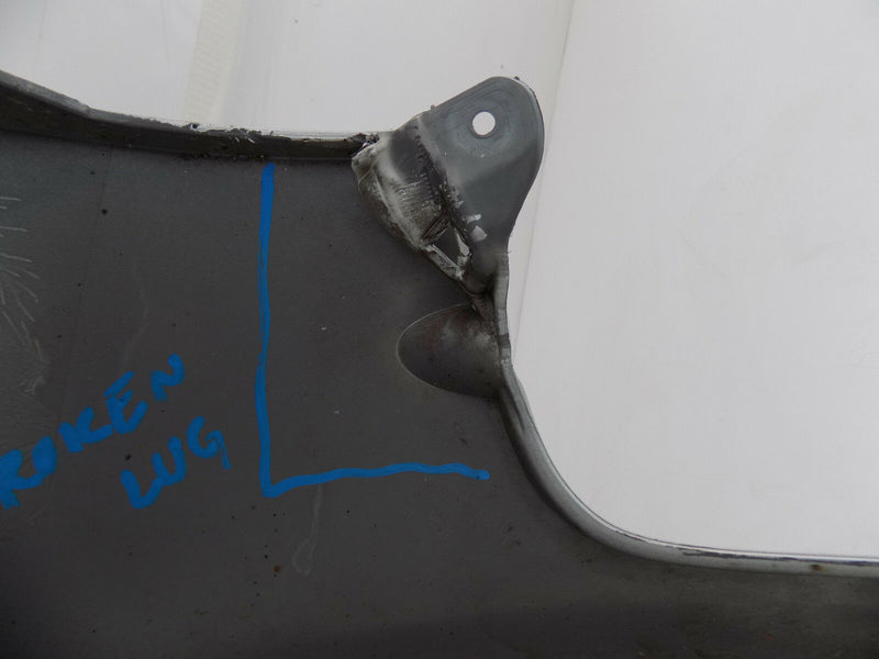 PEUGEOT 107 CITROEN C1 2005-2014 SILVER REAR BUMPER GENUINE 52159-0H050