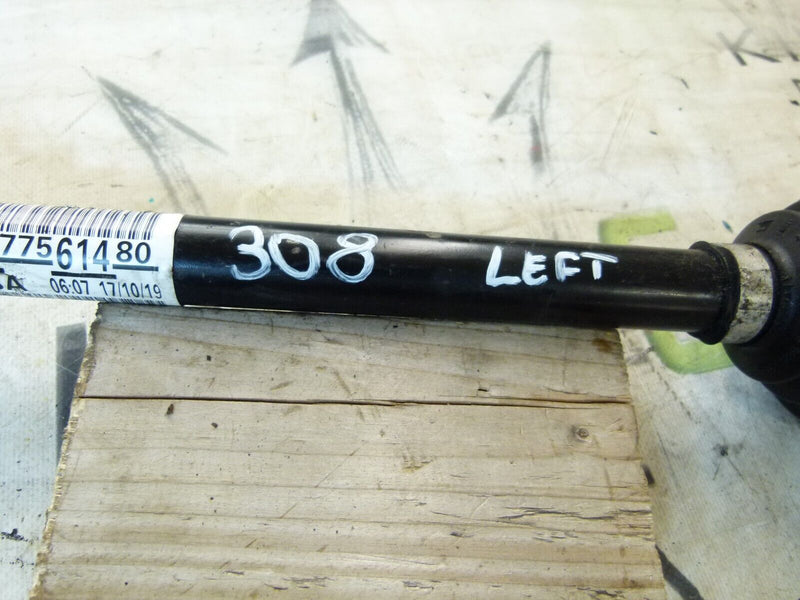 PEUGEOT 308 SW ESTATE 2017-21 PASSENGER LEFT SIDE DRIVESHAFT 9677561480