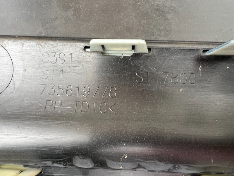 FIAT 500 FACELIFT 2015-ON REAR BUMPER & TRIM PDC HOLES PRIMED 735695621