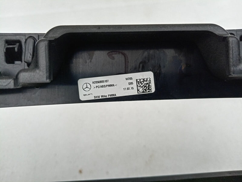 MERCEDES C CLASS W205 2014-21 CENTRE CONSOLE DASH TRIM SURROUND A2056805107 #