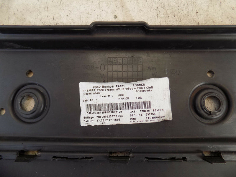 FORD TRANSIT CUSTOM 2012-2017 FRONT BUMPER GENUINE BK21-17K819