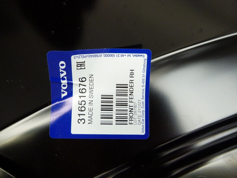 VOLVO XC90 MK2 2015-22 GENUINE FRONT FENDER WING PANEL RIGHT DRIVER SIDE
