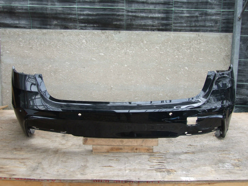 BMW 3 Series F31 M Sport Estate Avant Rear Bumper Black Genuine (4171)