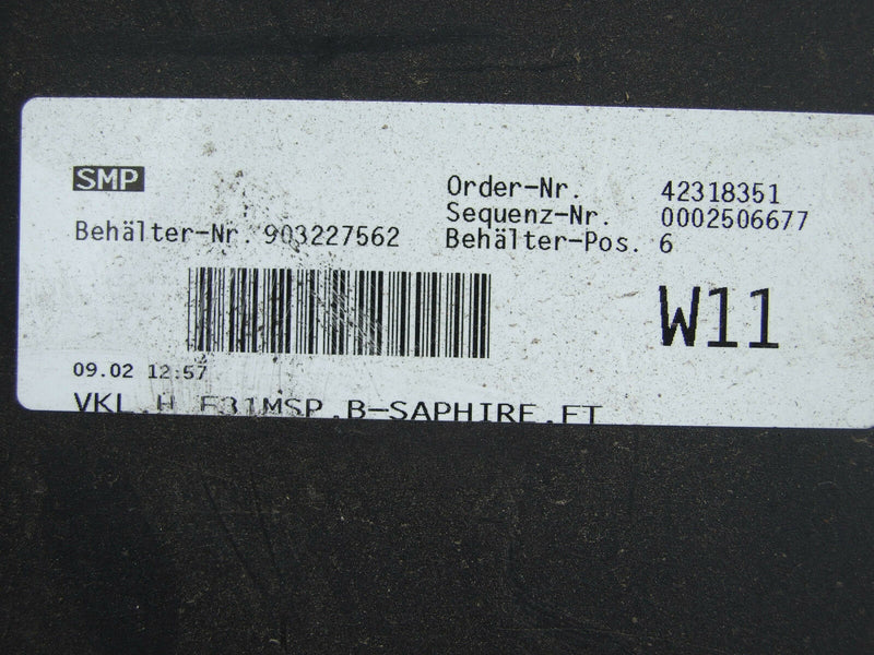 BMW 3 Series F31 M Sport Estate Avant Rear Bumper Black Genuine (4171)